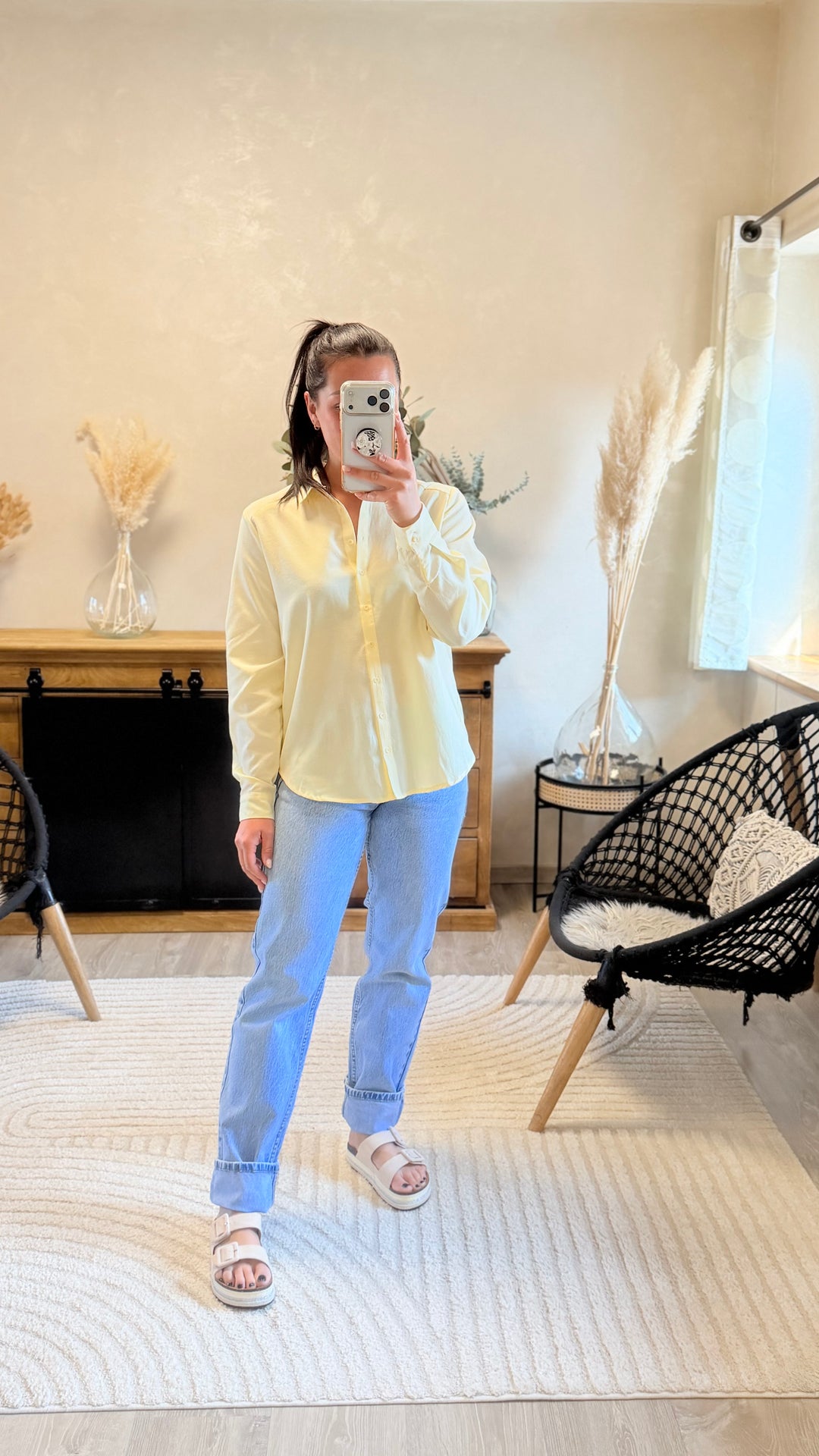 Chemise Ondine Jaune