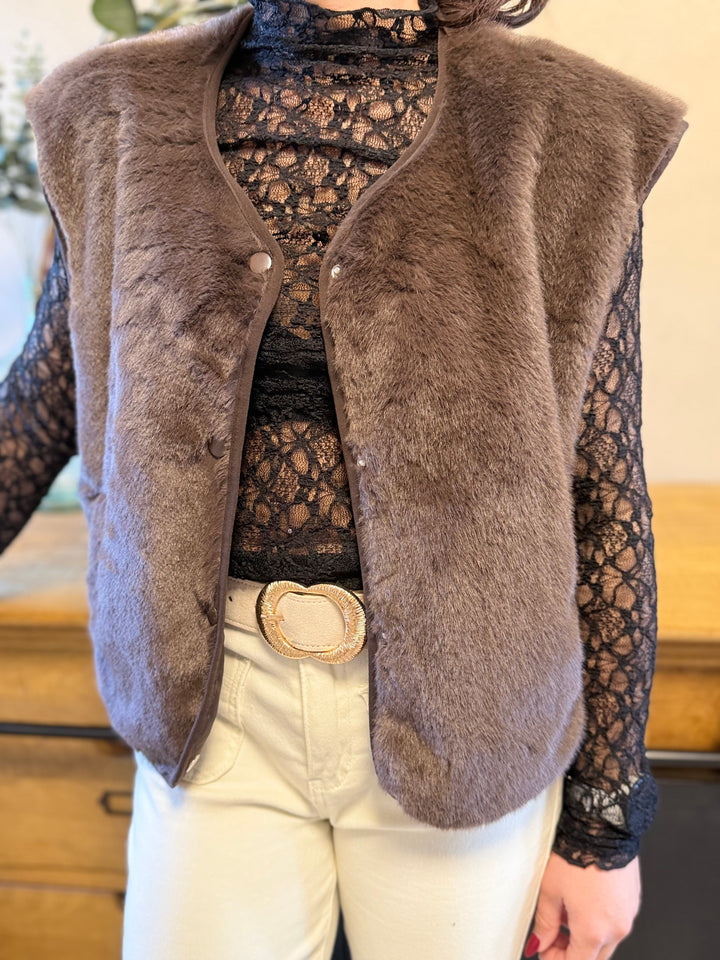 Gilet Soleda Chocolat