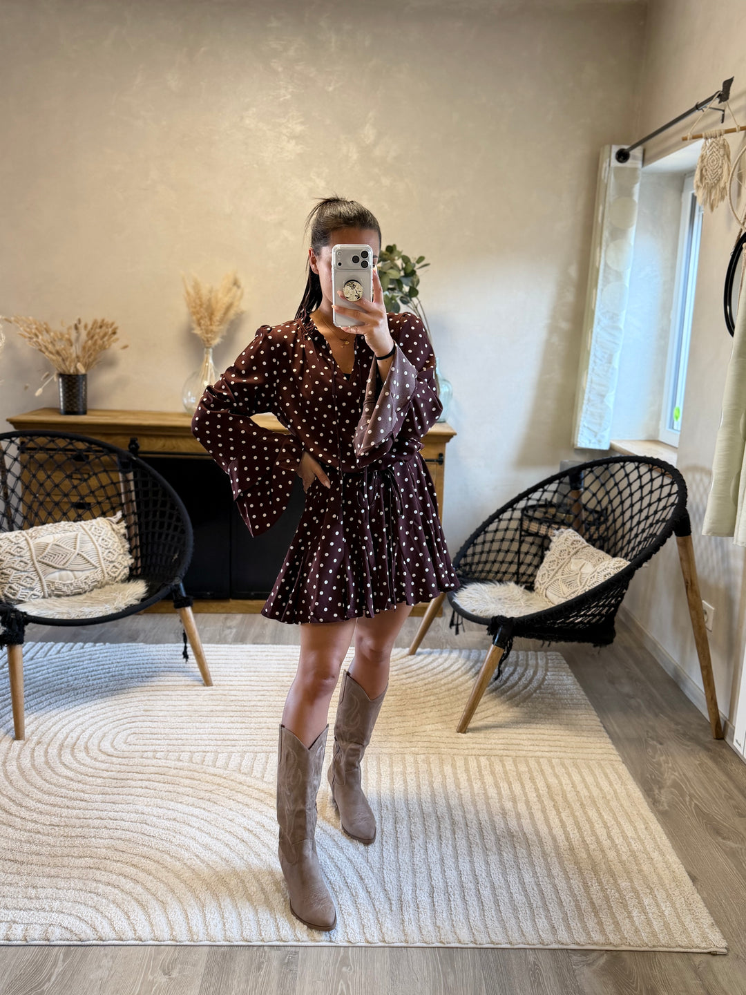Robe burdy choco