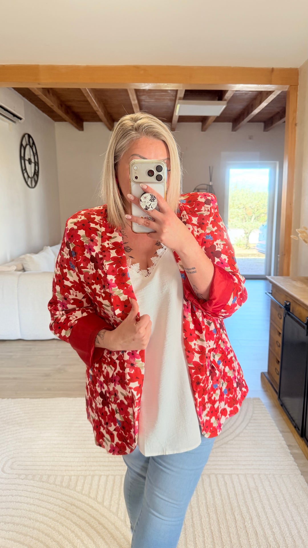 Top Gorgia blanc CURVY