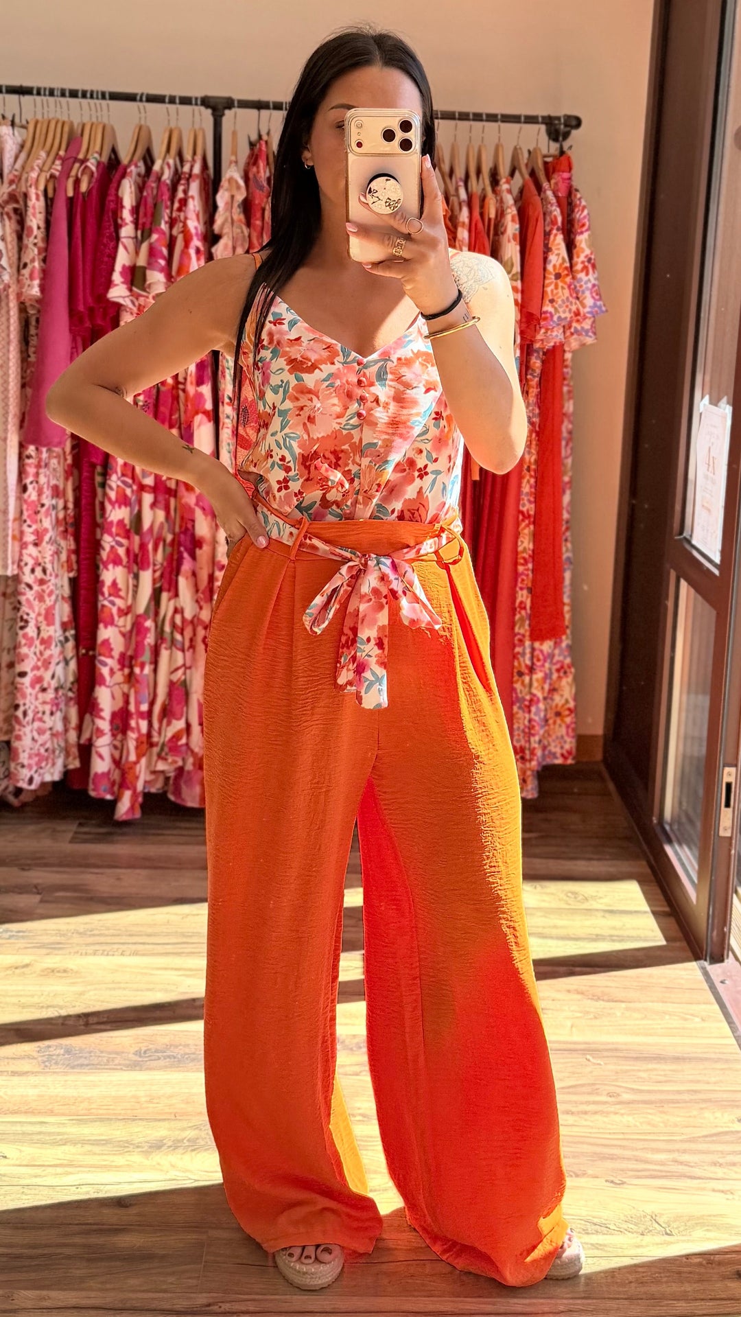 Pantalon Candice orange