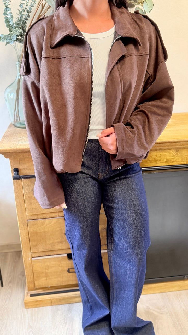 Veste Delma chocolat
