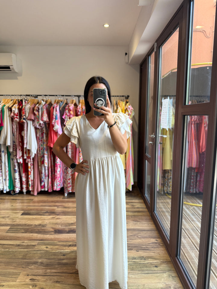 Robe Edmée beige