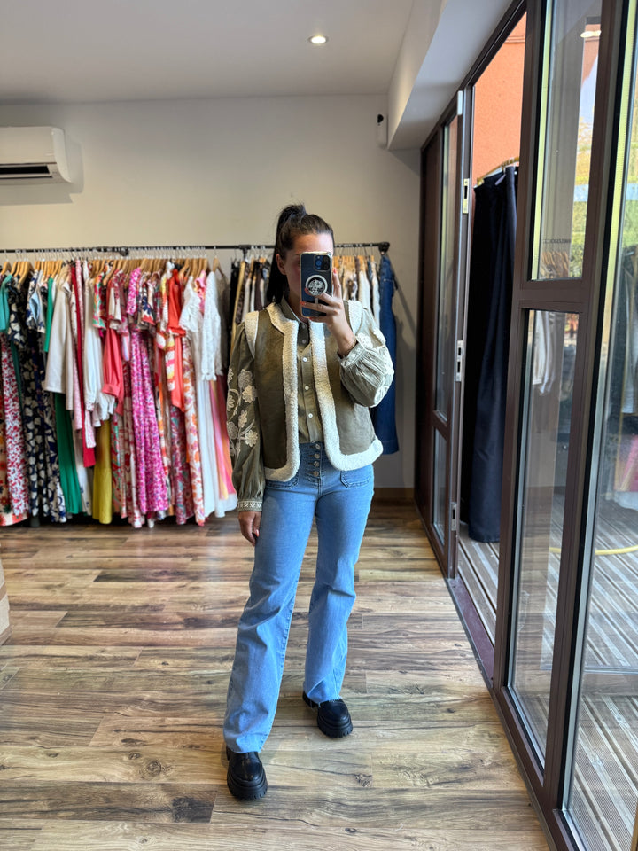 Chemise Louméa kaki