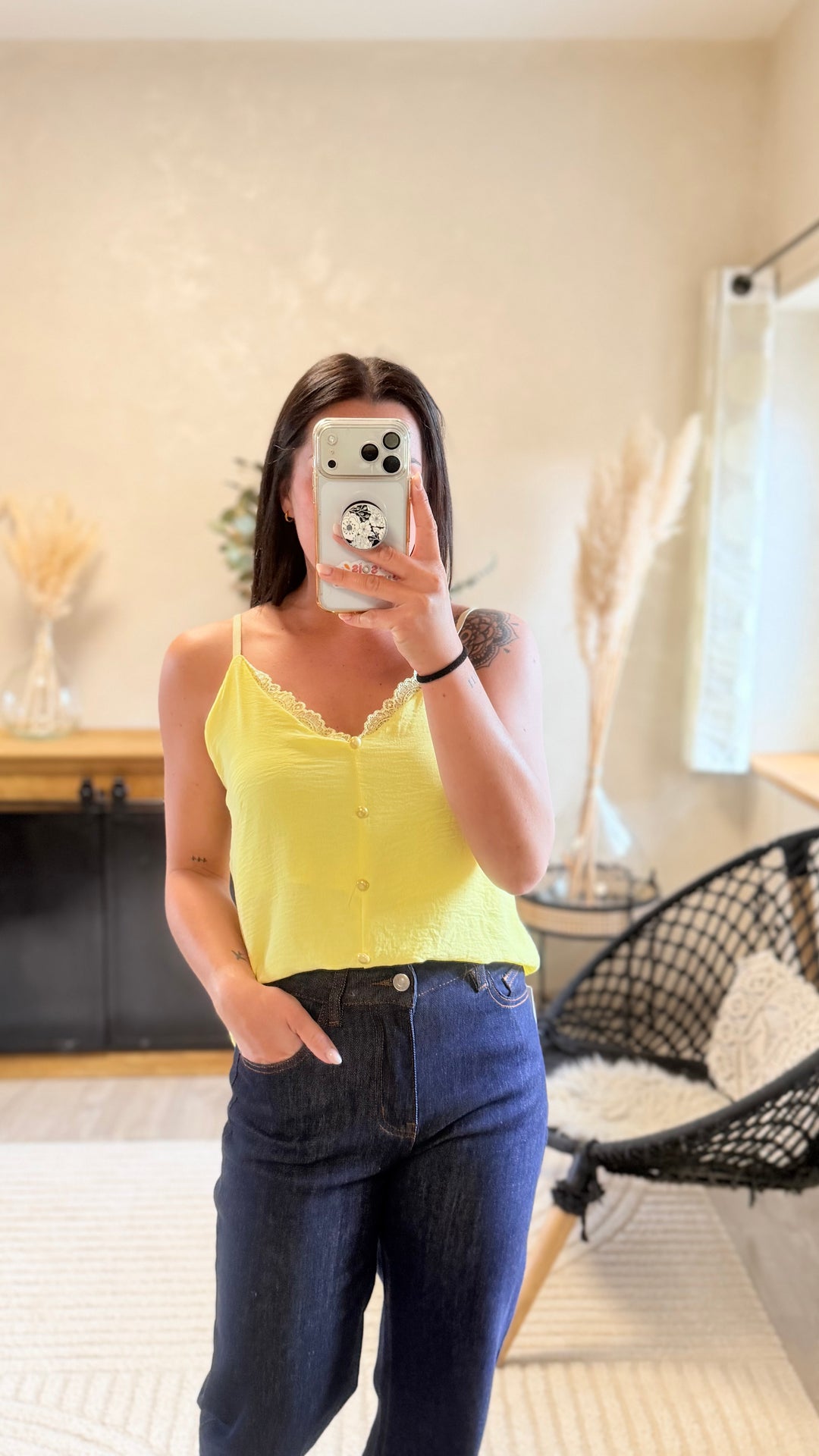 Top jaune Hosa