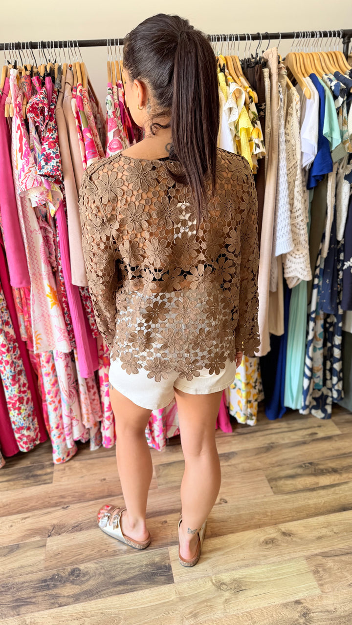Top Lovelys crochet choco