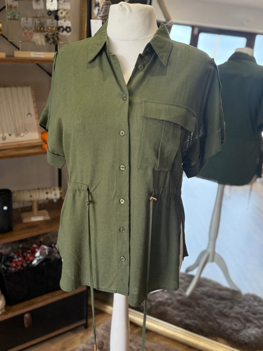 Chemise kaki