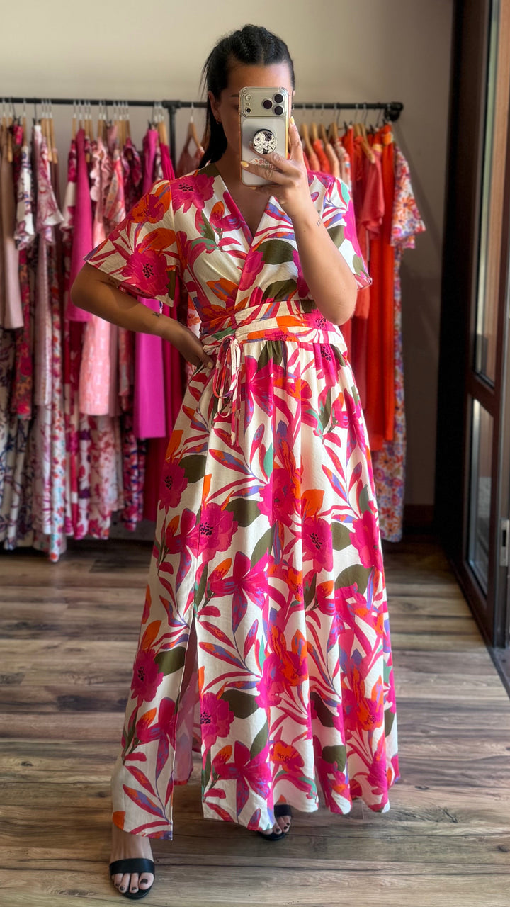 Robe longue Opaline CURVY (PRÉCOMMANDE EXPÉDITION LE 27 MAI)