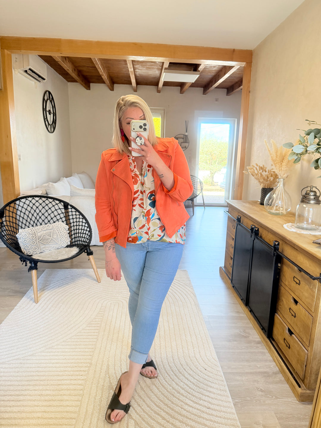 Veste suédine CURVY