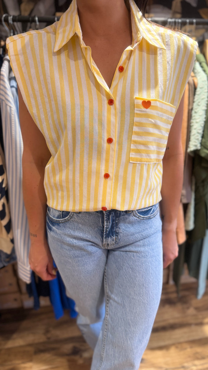 Chemise Calsy jaune