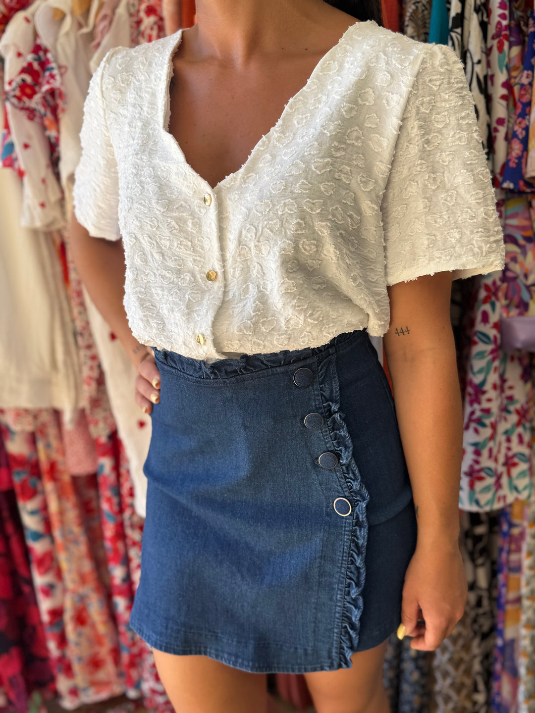 Top blanc Gustave
