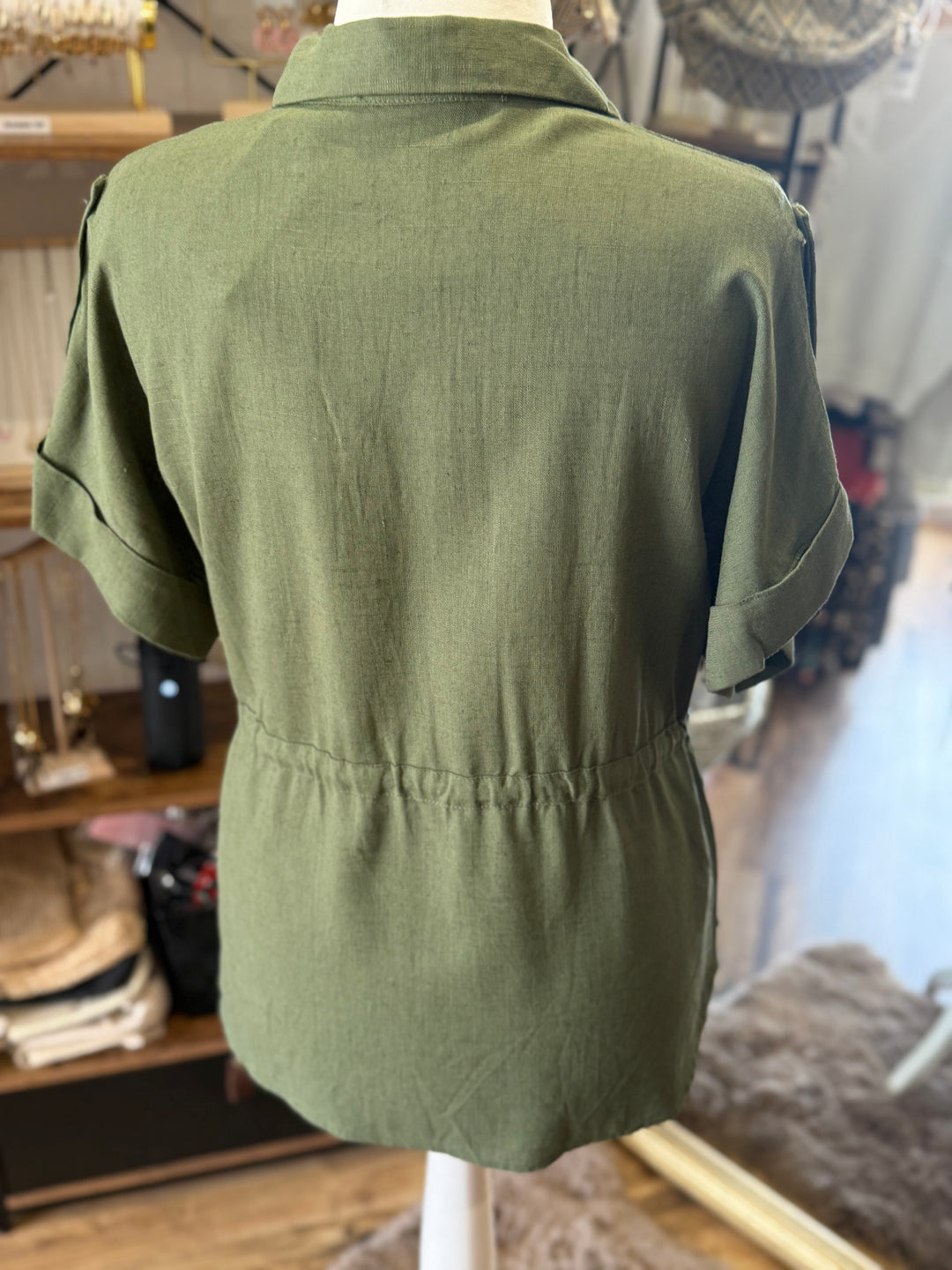Chemise kaki