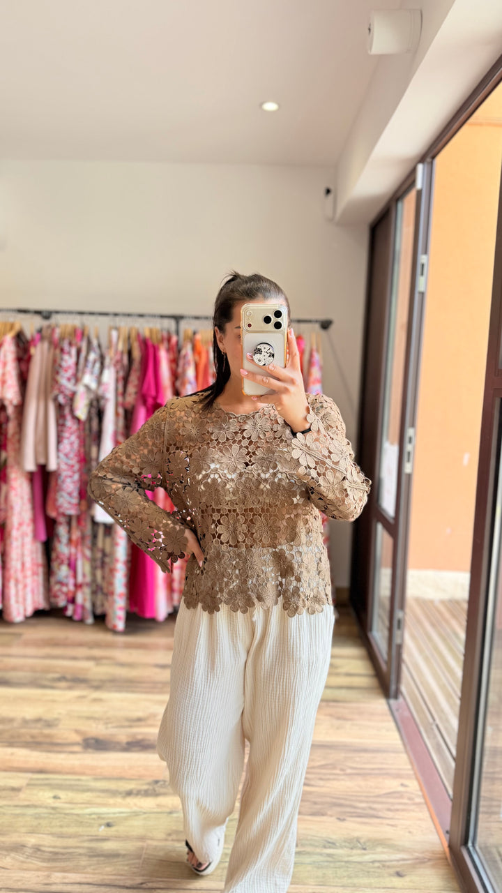Top Lovelys crochet choco