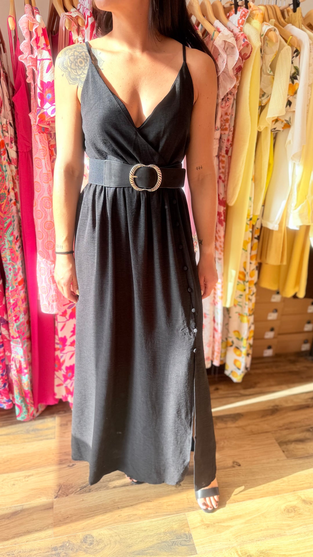 Robe longue Amanda noir