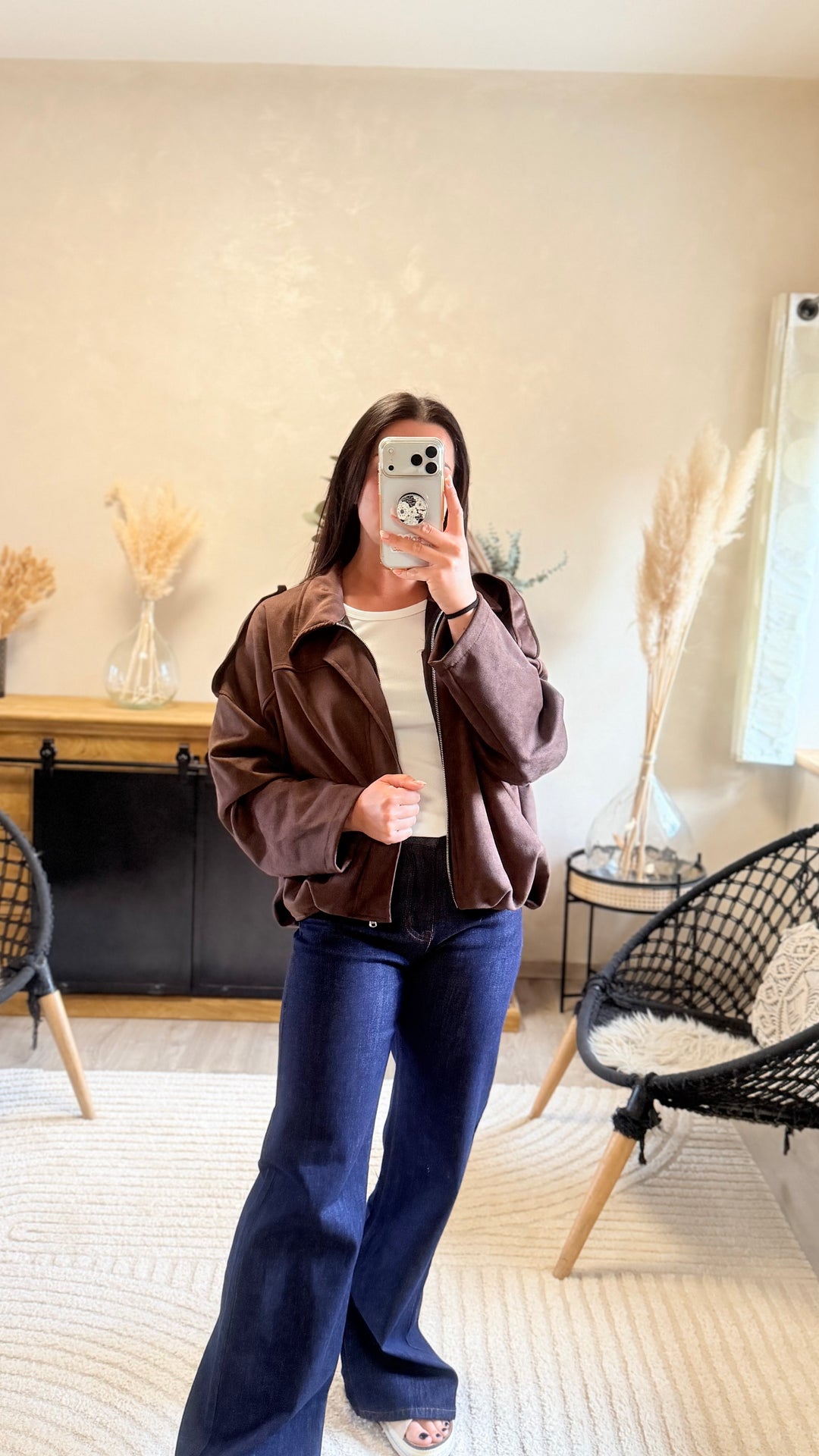 Veste Delma chocolat