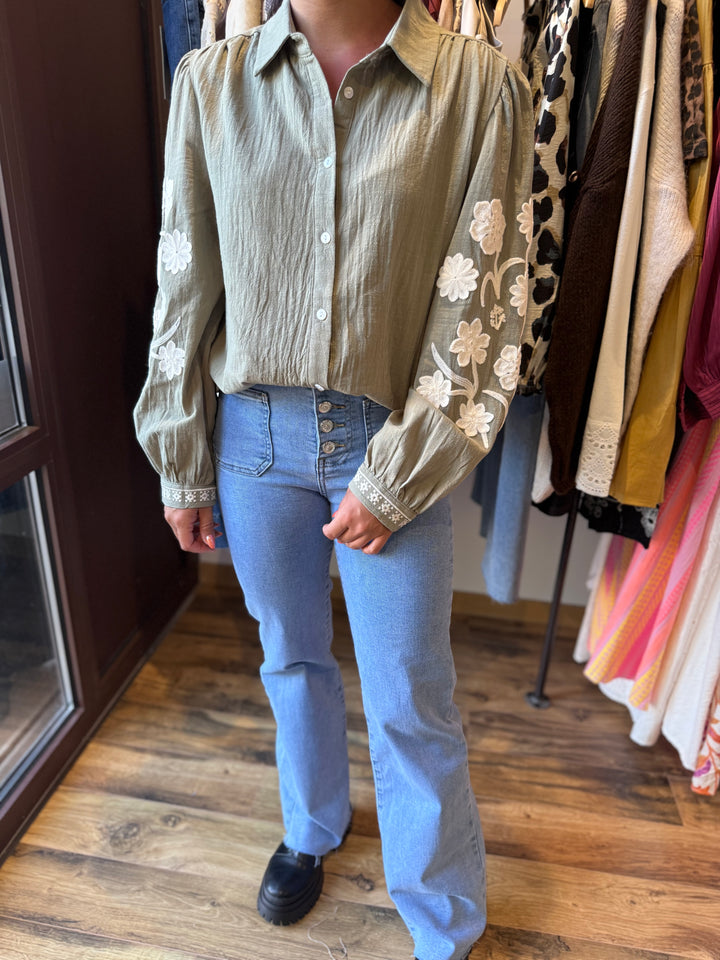 Chemise Louméa kaki