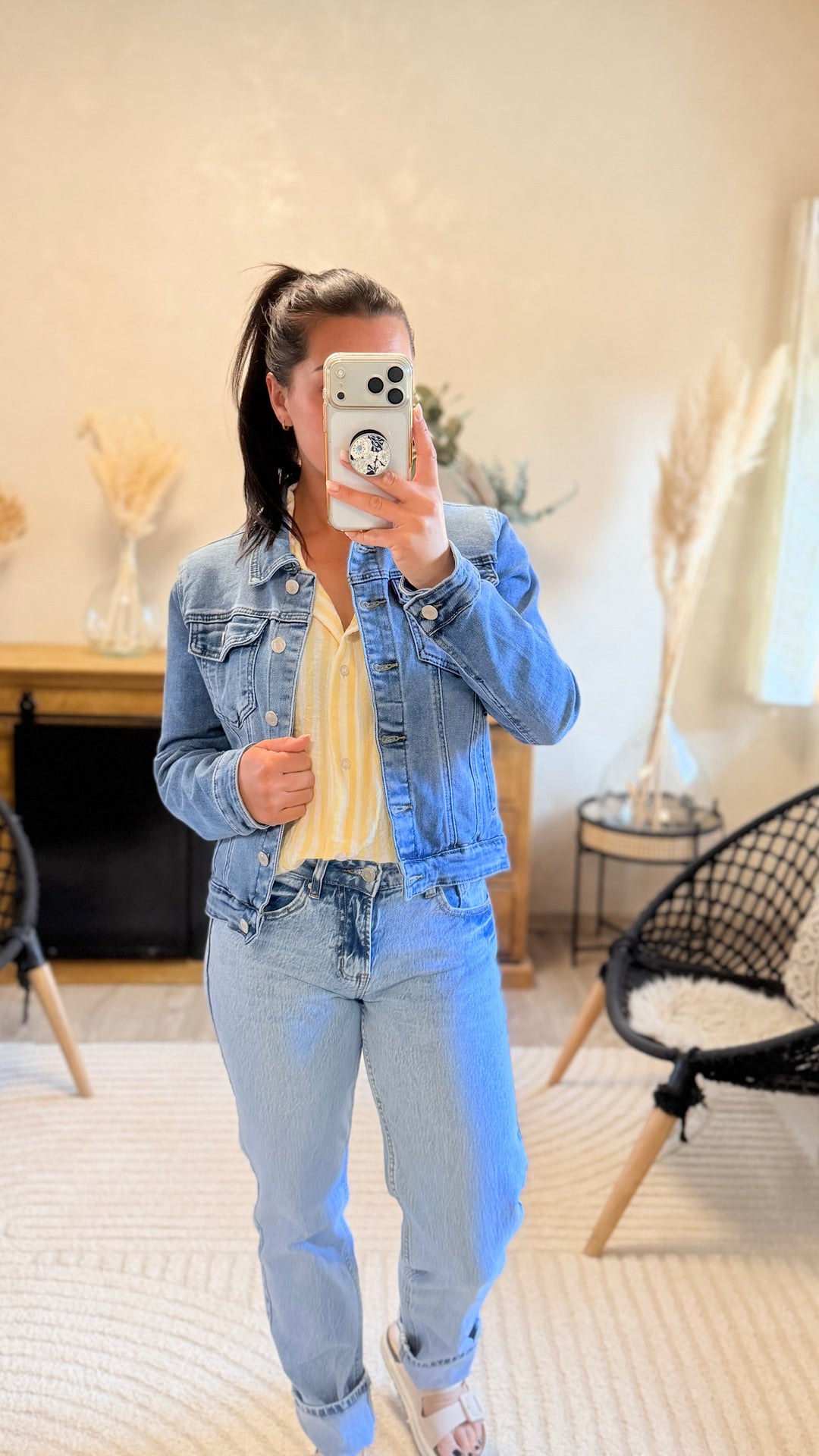 Veste en jean Gloria
