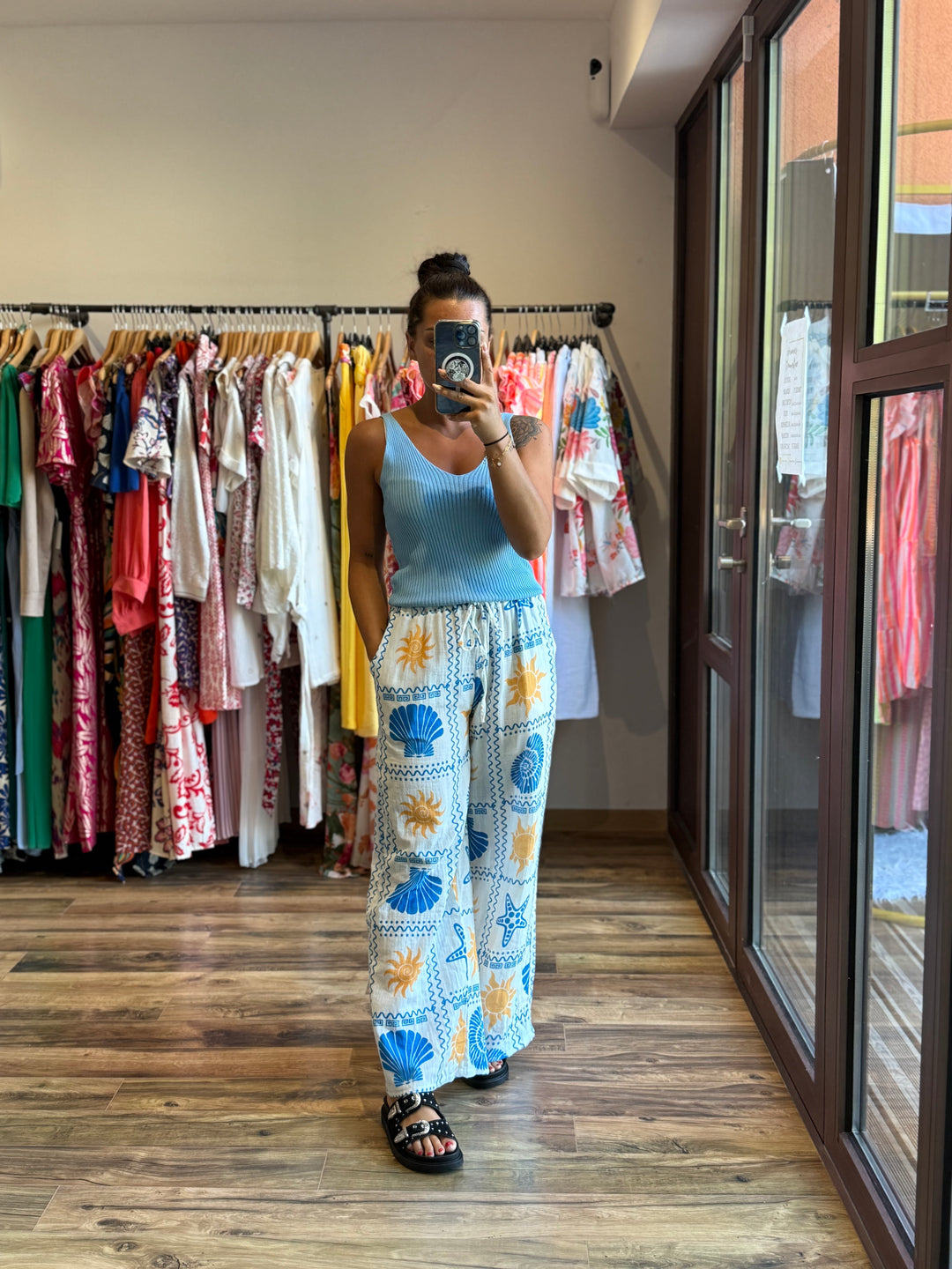 Pantalon Calypso bleu