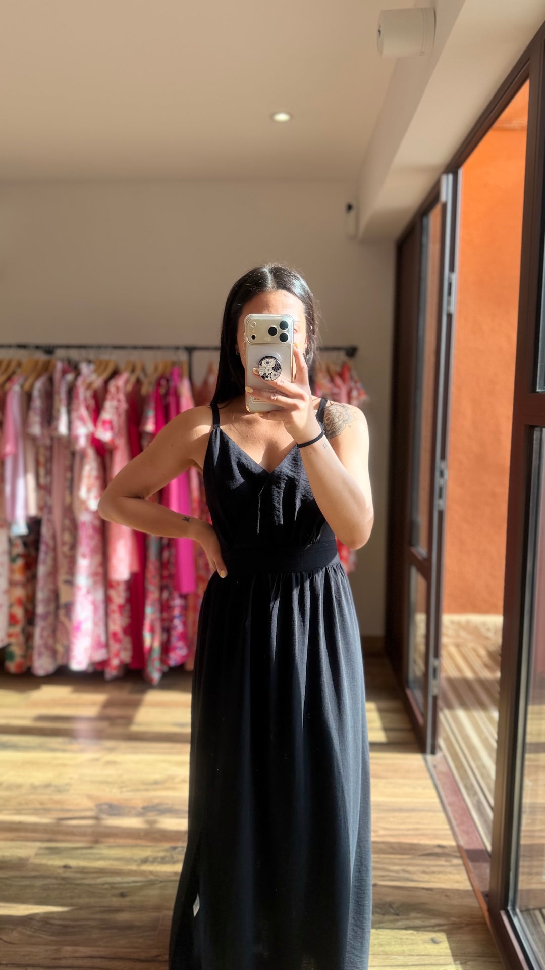 Robe longue Molly noir