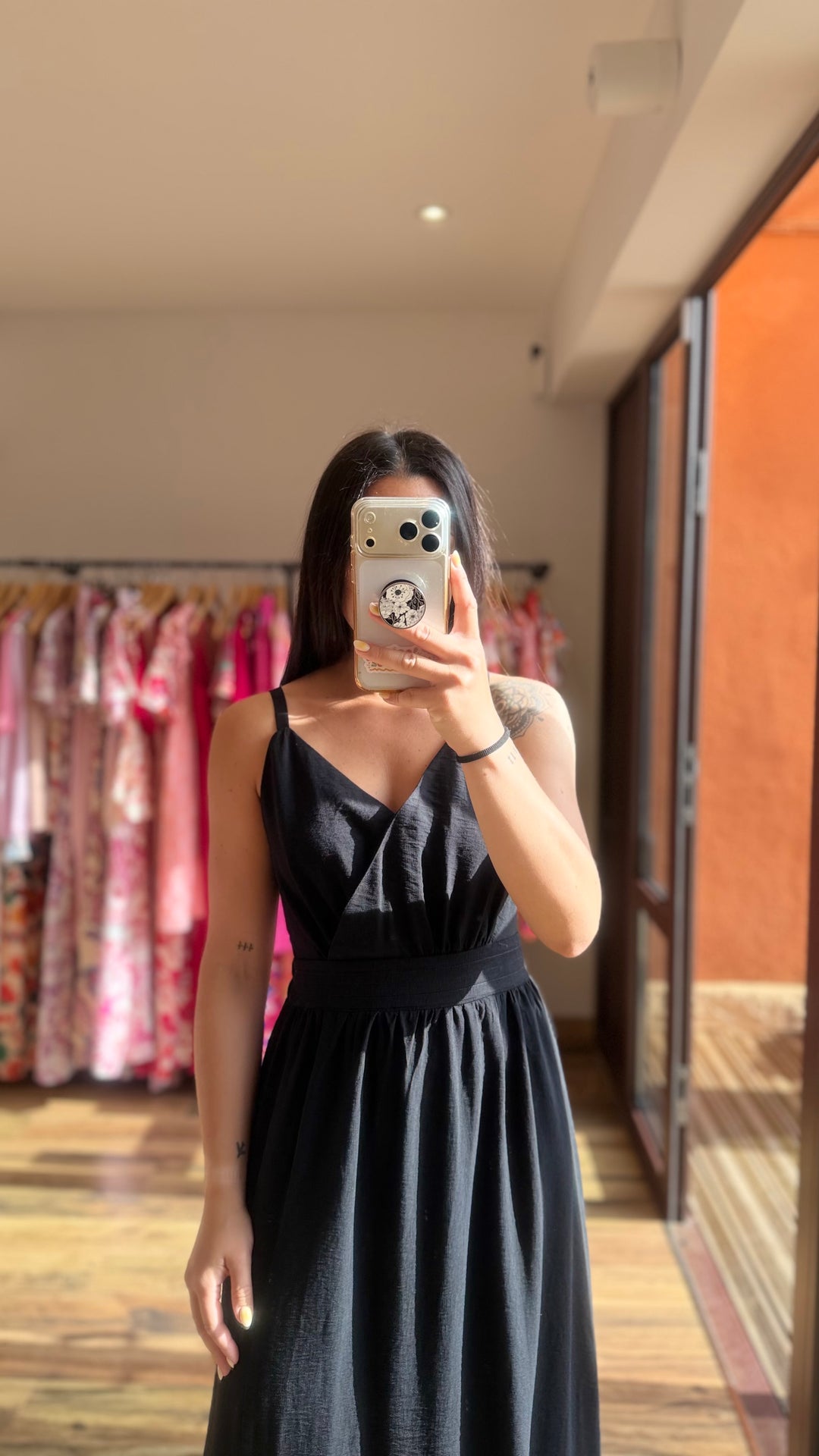 Robe longue Molly noir