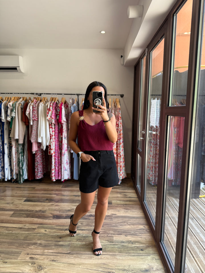 Top Soleya bordeaux