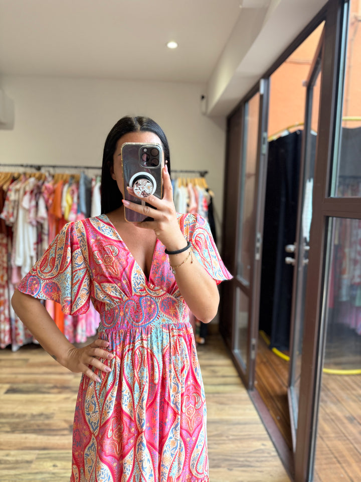 Robe longue Calinda