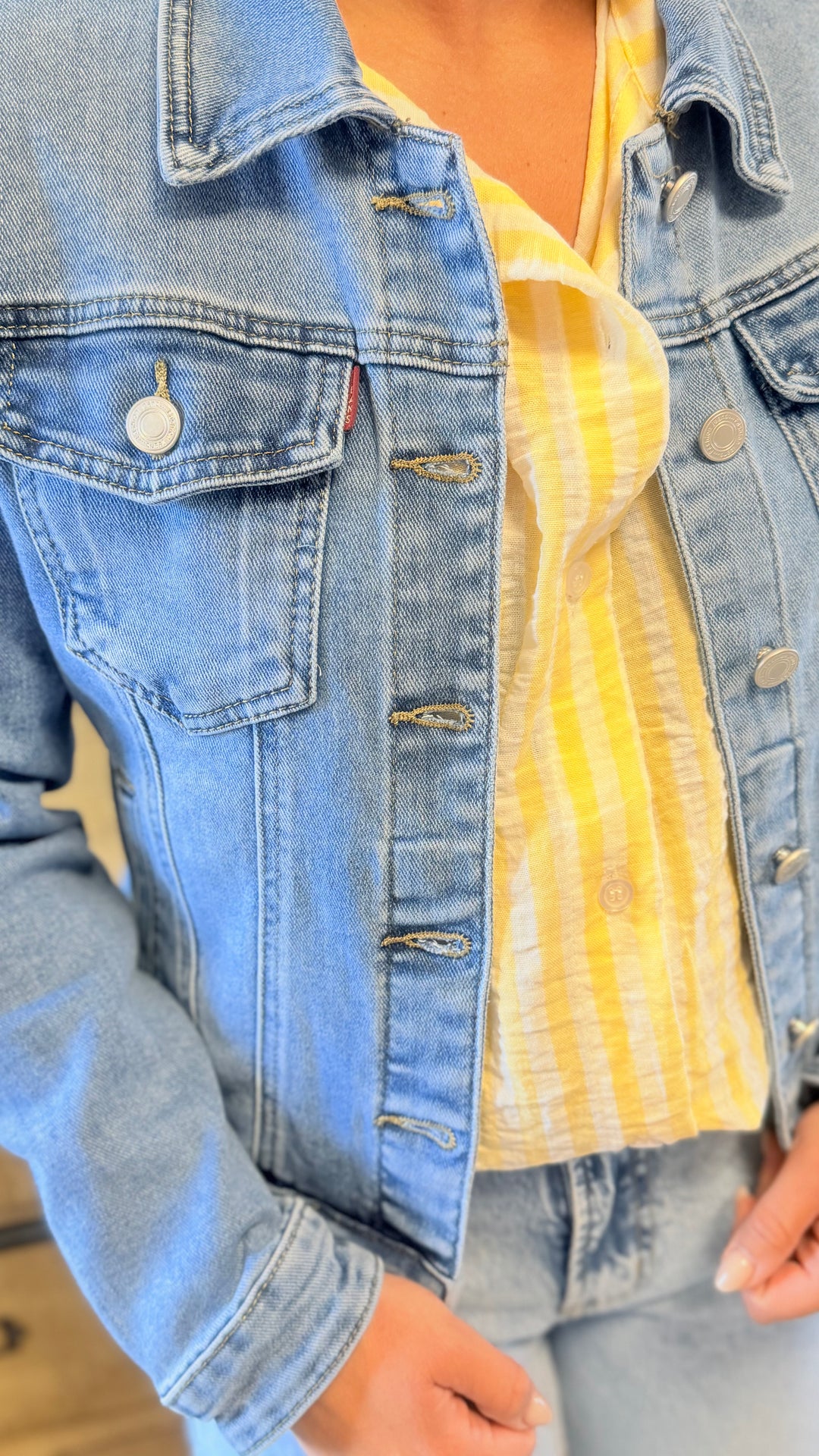 Veste en jean Gloria