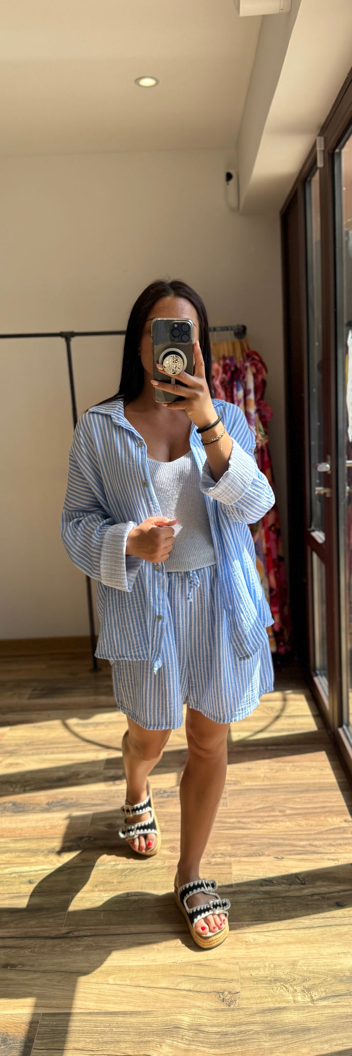Top Afida bleu