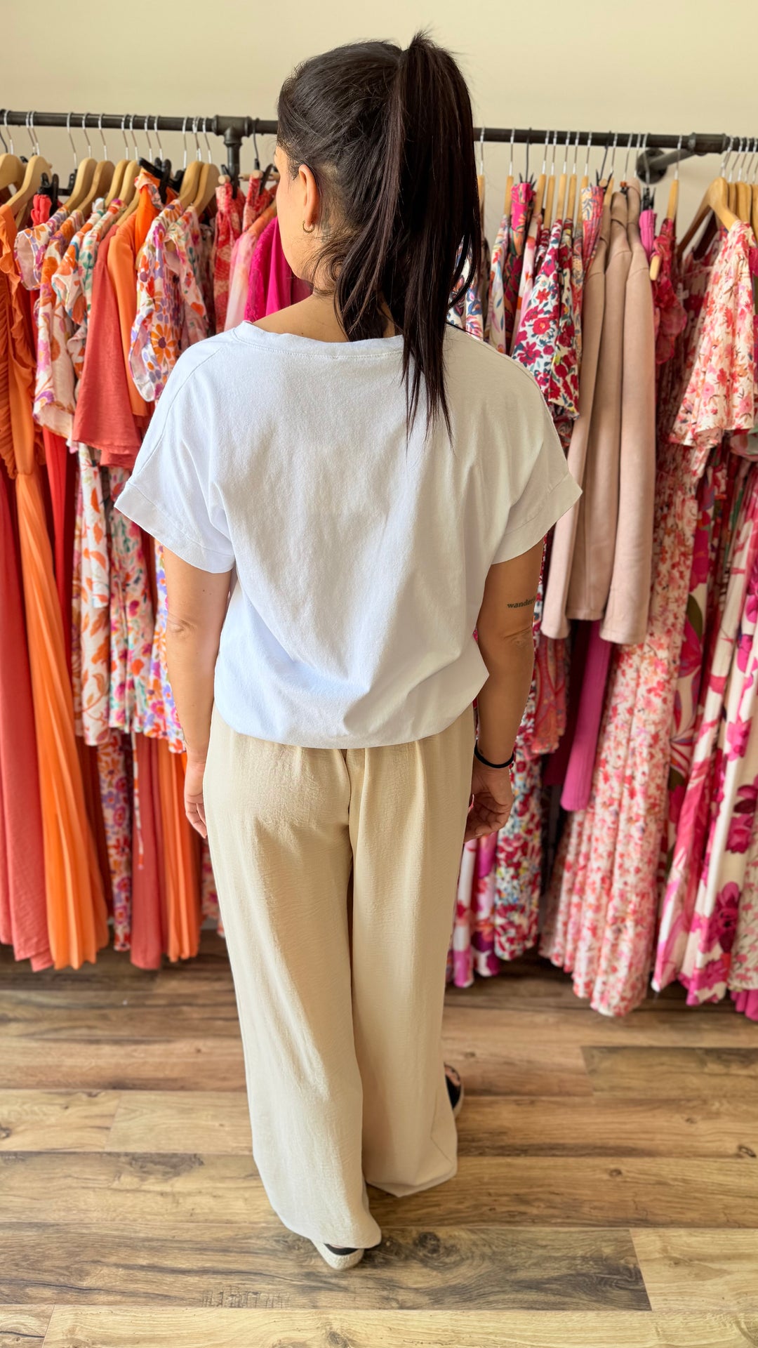 Pantalon Candice beige CURVY