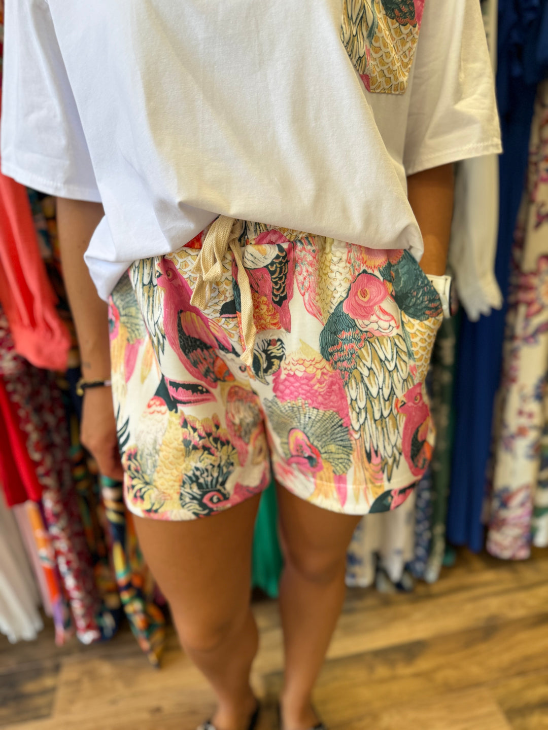Ensemble Parrot rose