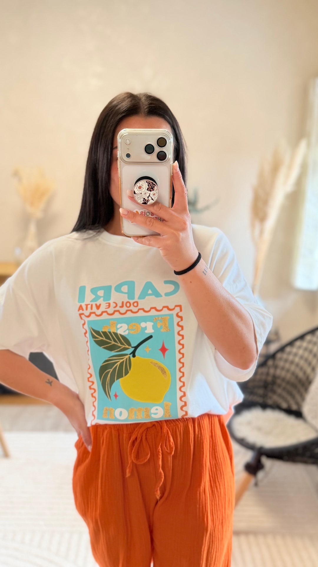 Teeshirt capri