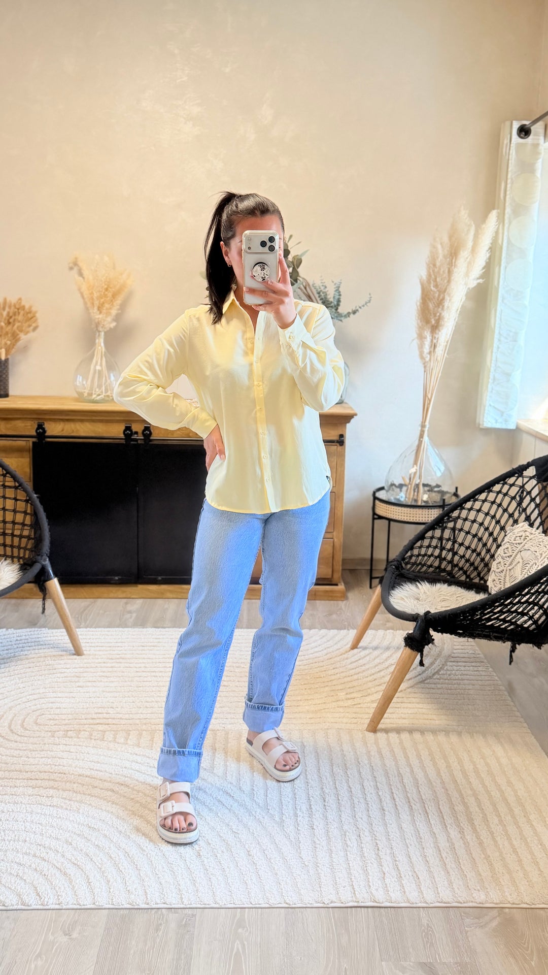 Chemise Ondine Jaune
