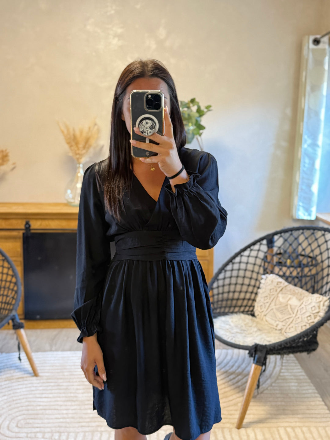 Robe topic noir CURVY