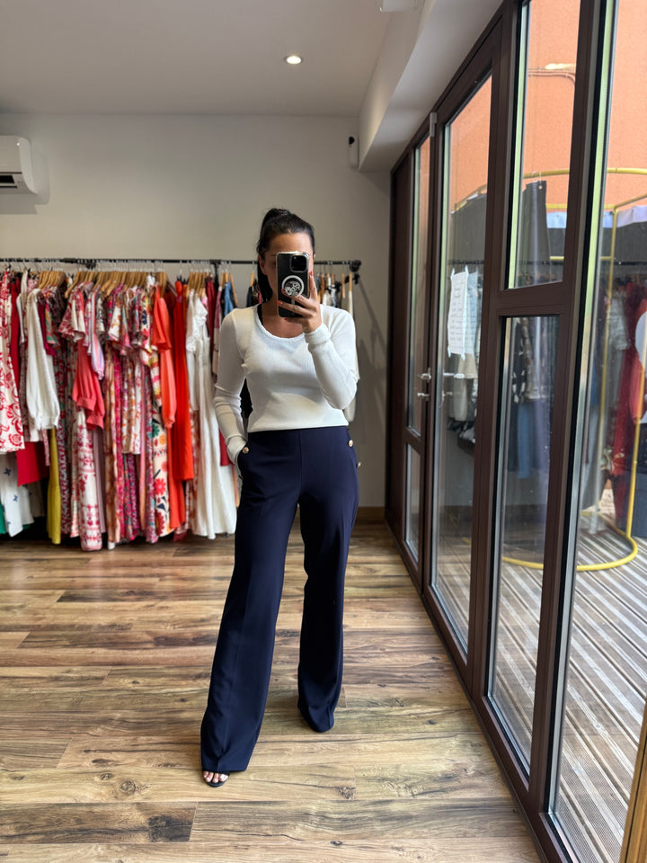 Pantalon Giulia marine