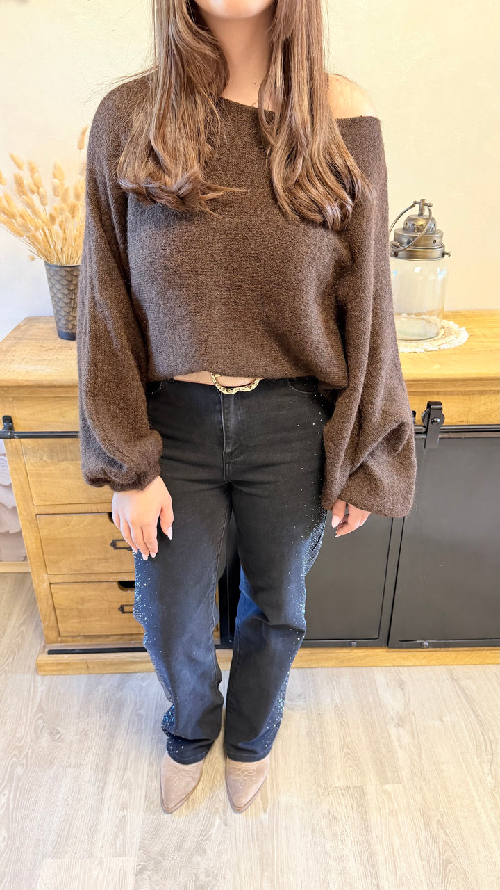Pull Oxa chocolat