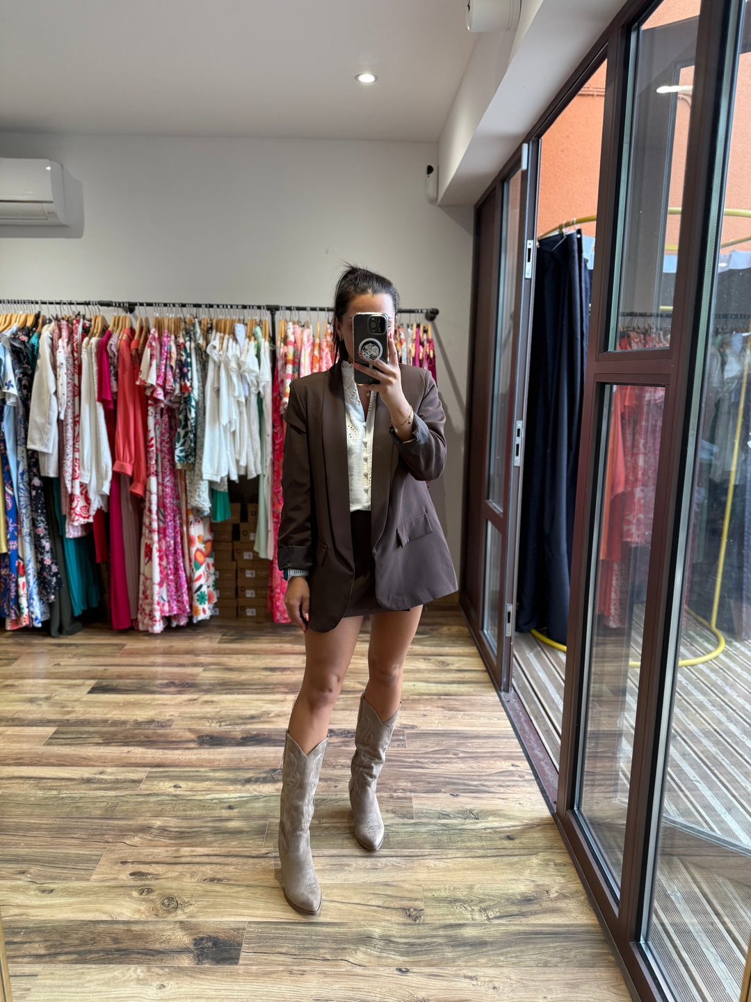 Jupe short en maille