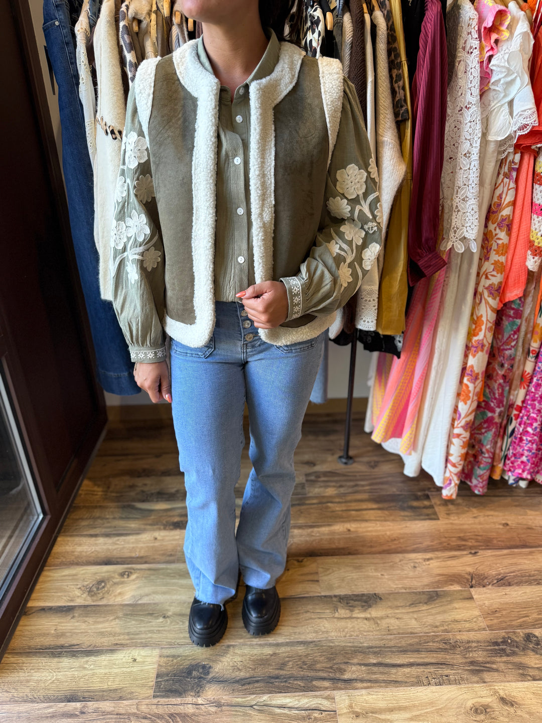 Chemise Louméa kaki