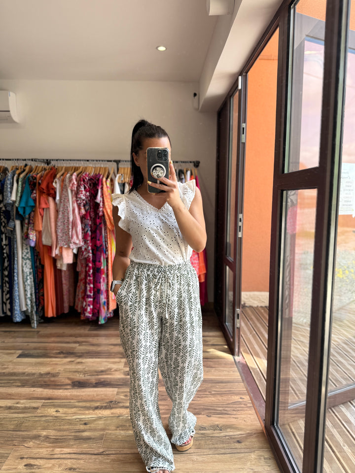 Pantalon Oria Kaki