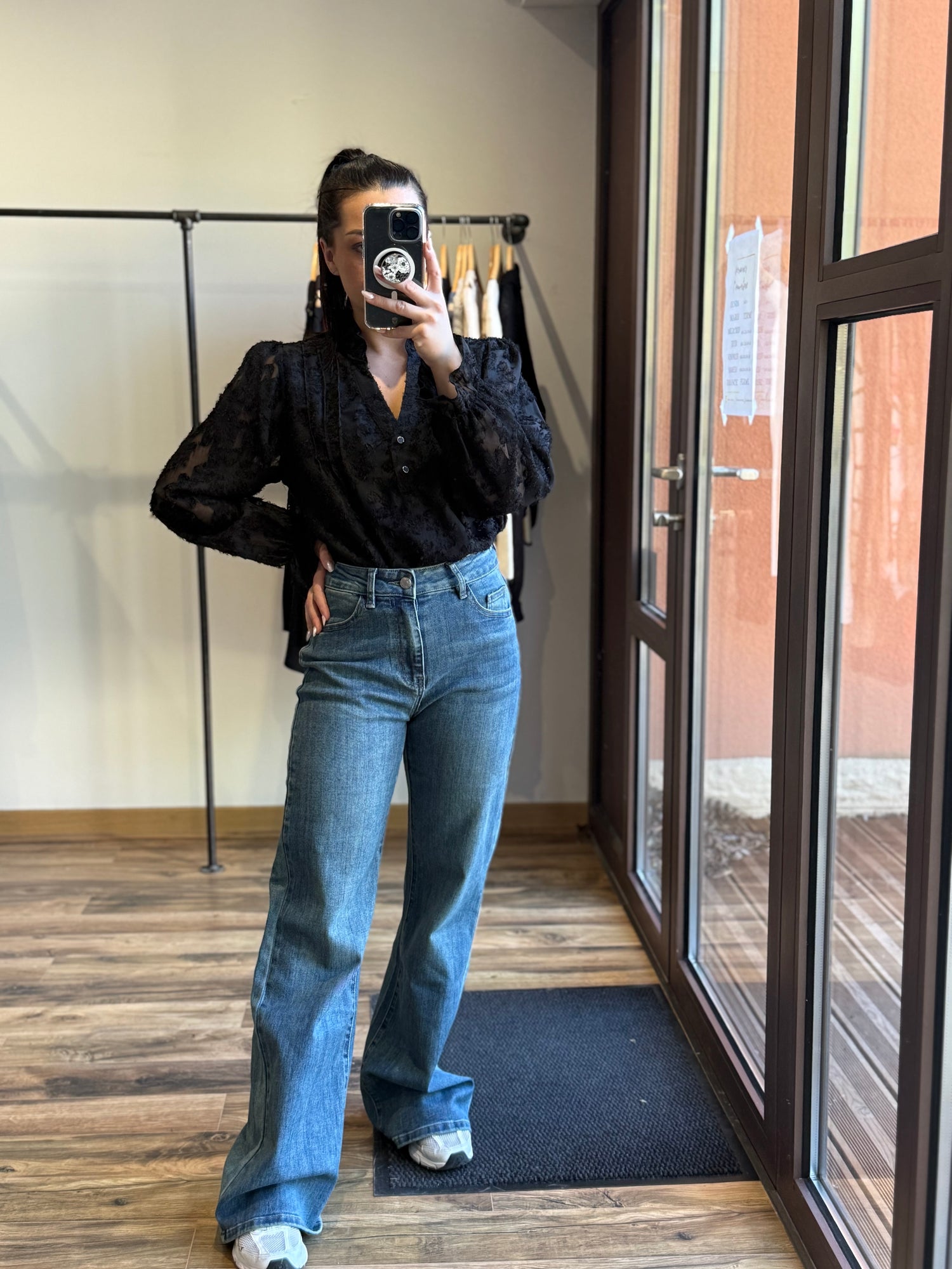 Blouse Janie noir