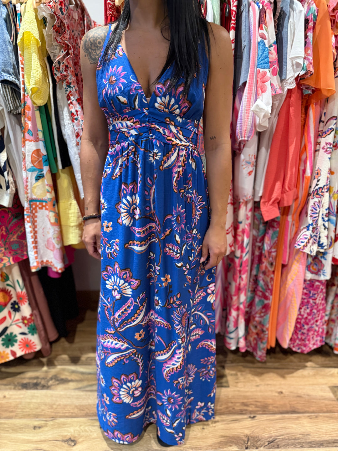 Robe Rachel bleu