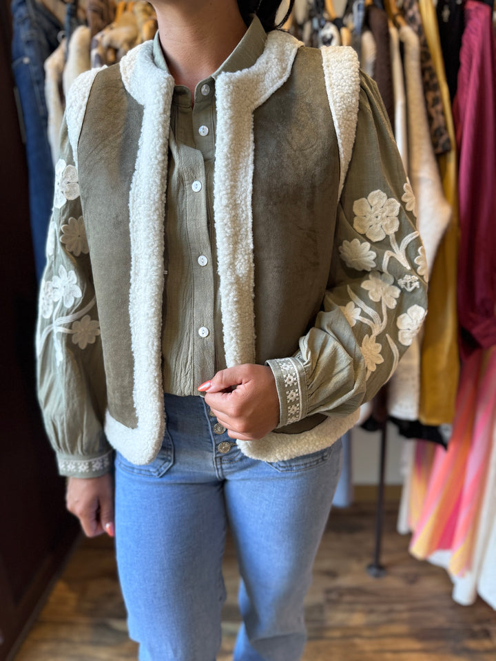 Chemise Louméa kaki