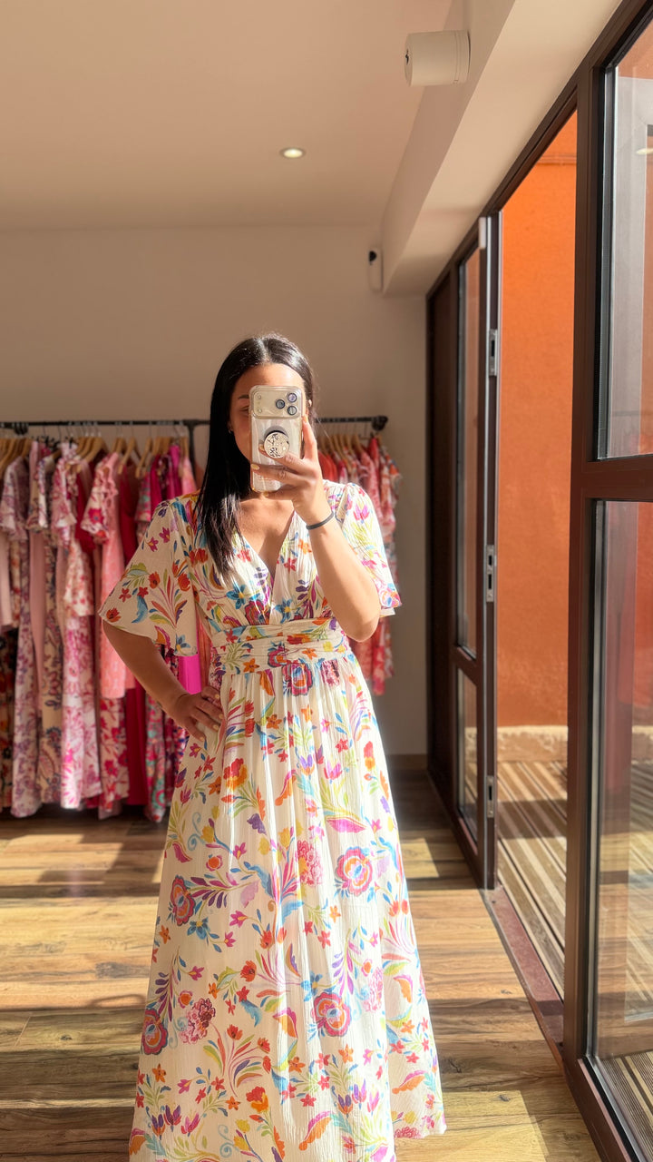 Robe longue Alyma CURVY (PRÉCOMMANDE expédition 13 Mai