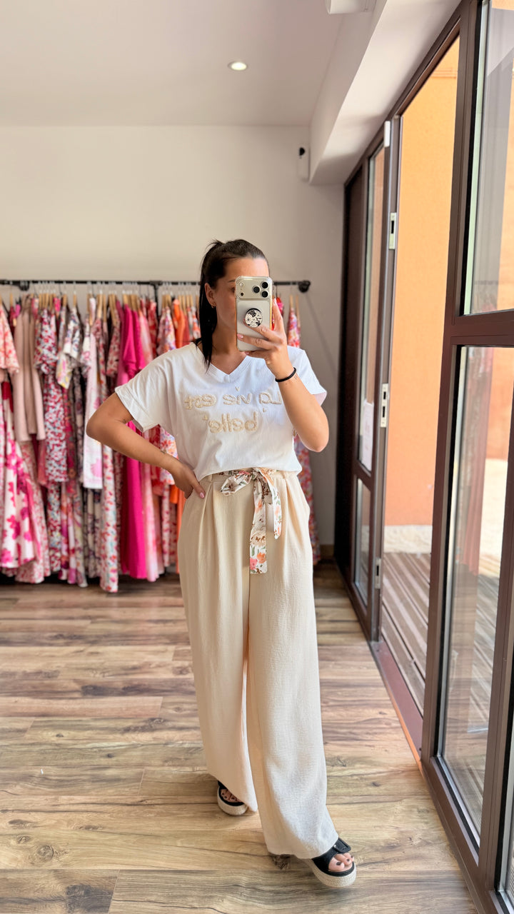 Pantalon Candice beige
