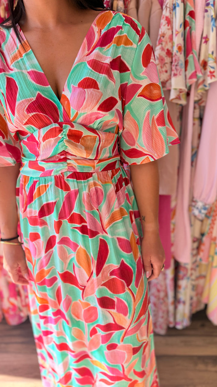 Robe longue Arlequin CURVY (PRÉCOMMANDE EXPÉDITION 3/06)