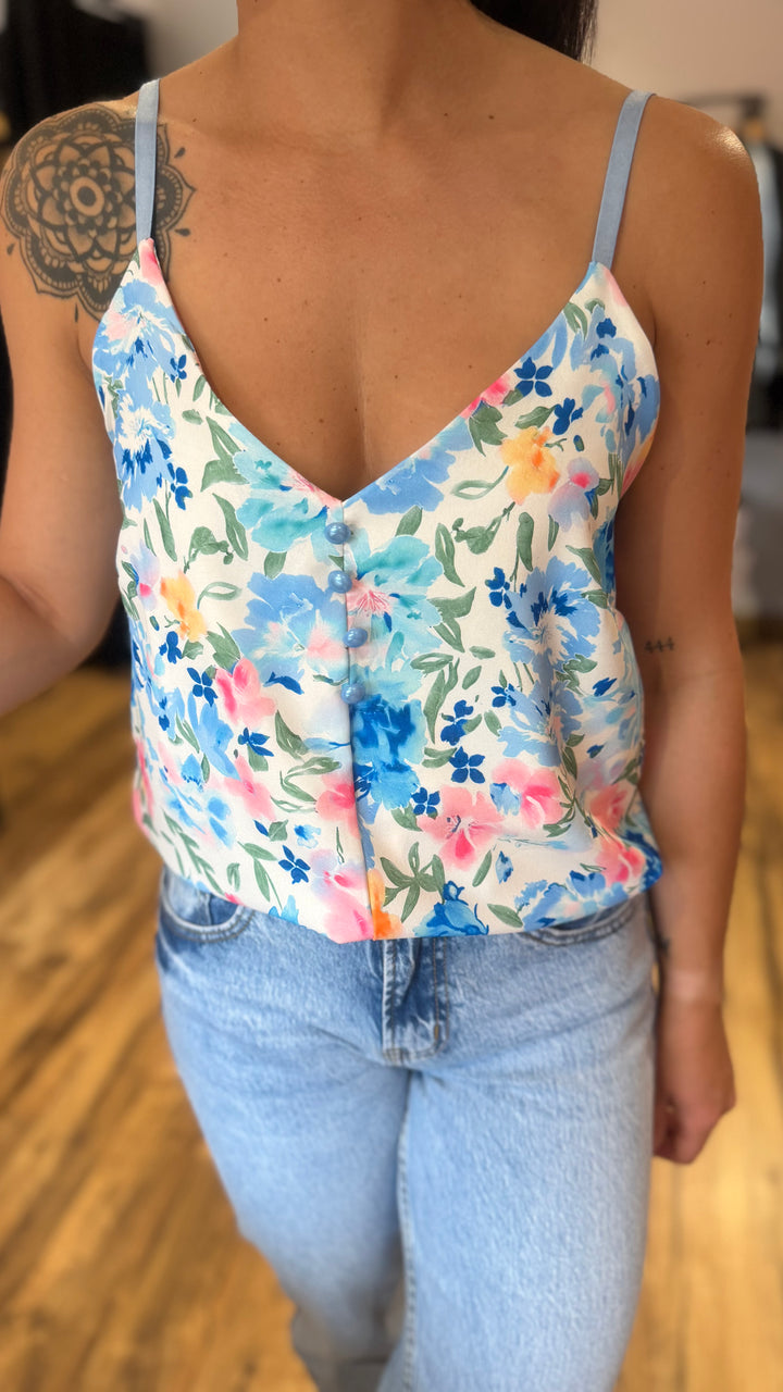 Top Hugo bleu clair