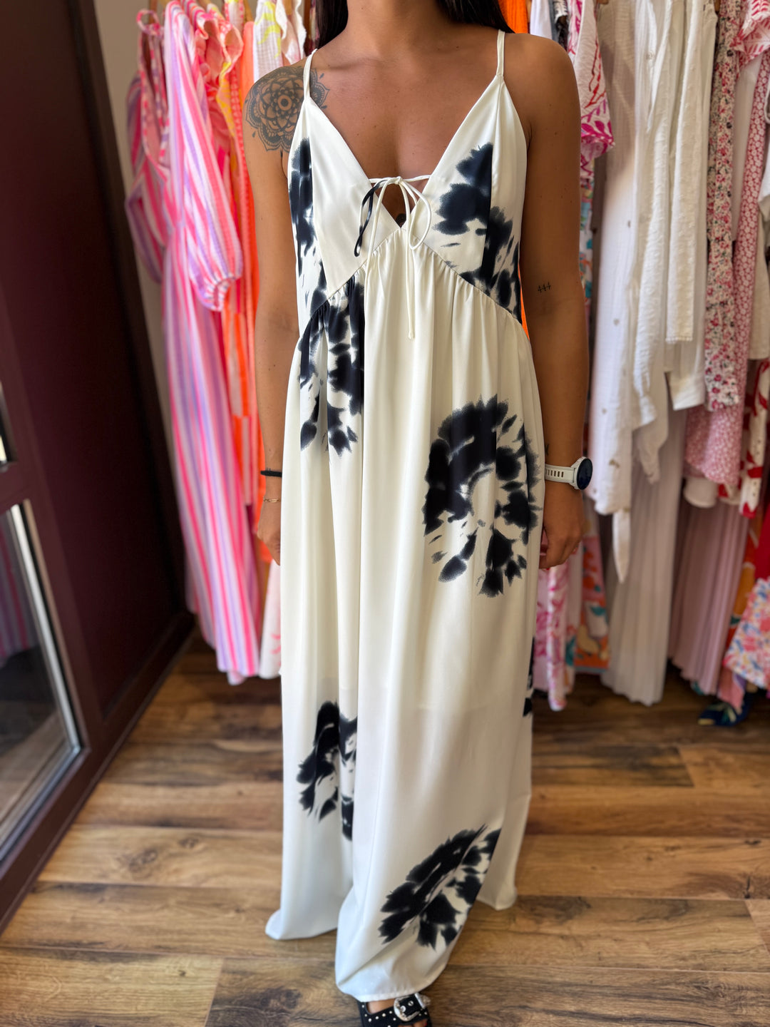 Robe longue Delfinium