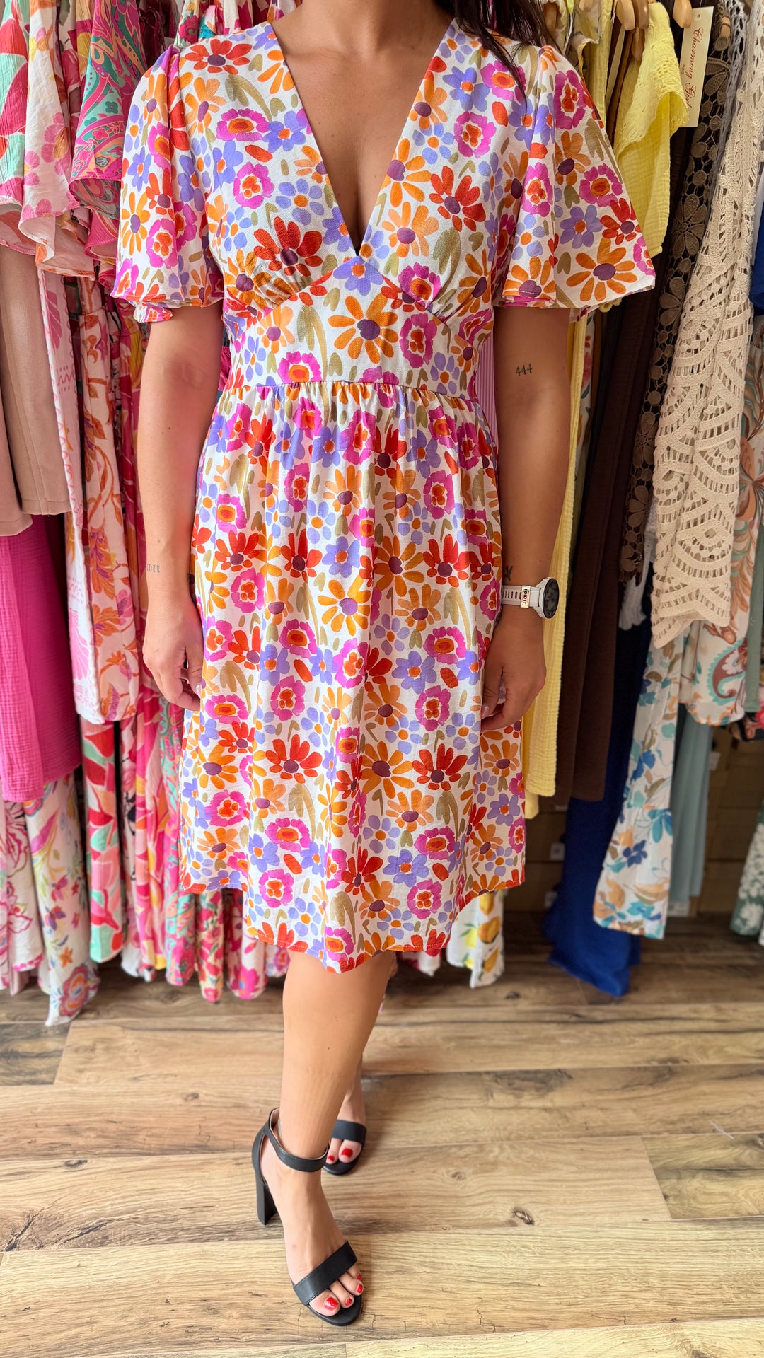 Robe courte Sely CURVY