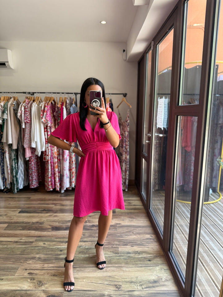 Robe Anail rose CURVY