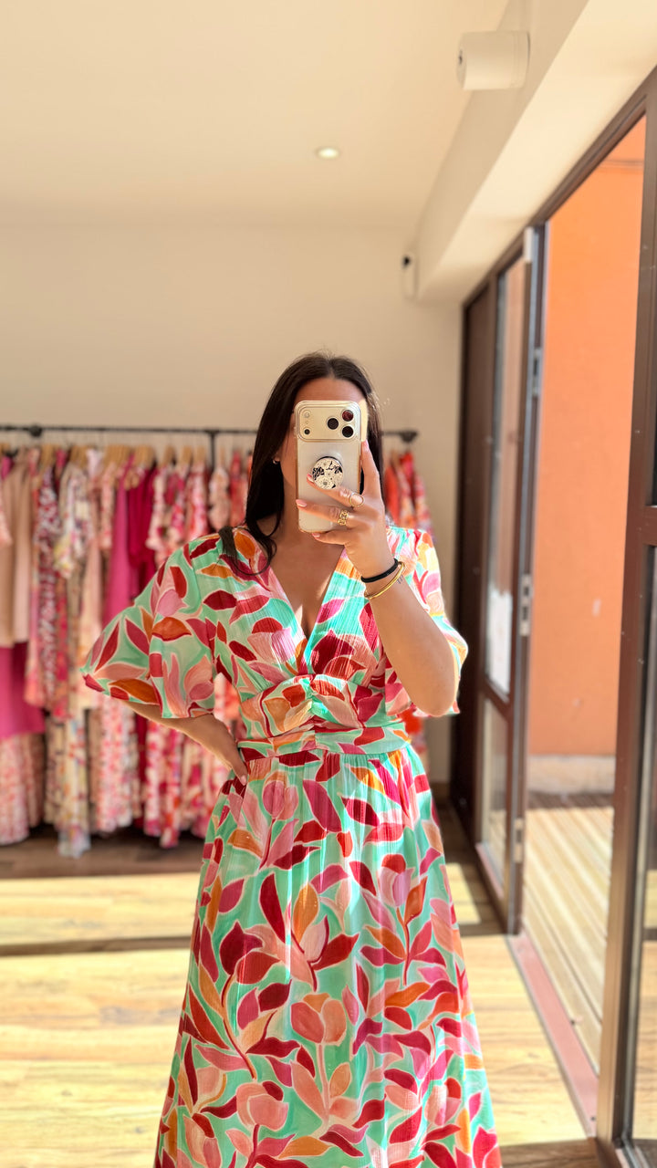 Robe longue Arlequin CURVY (PRÉCOMMANDE EXPÉDITION 3/06)