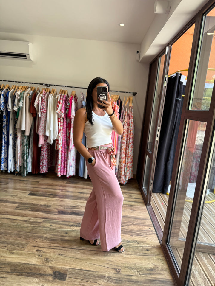Pantalon Wilma rose CURVY
